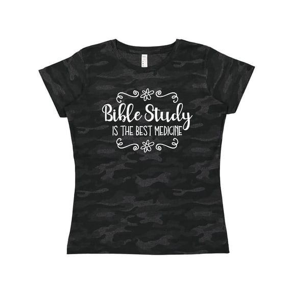 Inktastic Bible Study Best Medicine WHT Women's T-Shirt