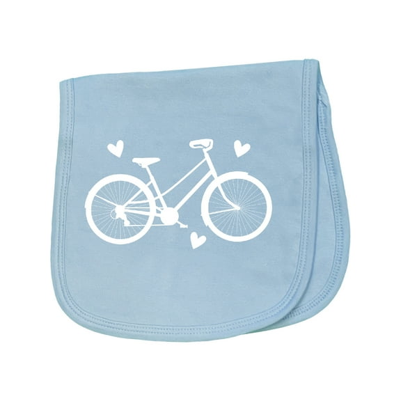 Inktastic Bicycle Cycling Bike Lover Baby Burp Cloth
