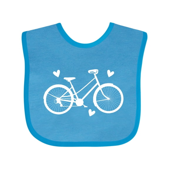 Inktastic Bicycle Cycling Bike Lover Girls Baby Bib