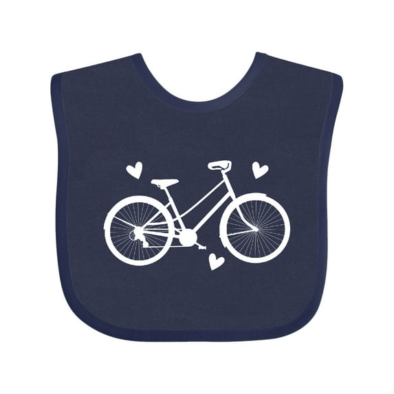 Inktastic Bicycle Cycling Bike Lover Girls Baby Bib