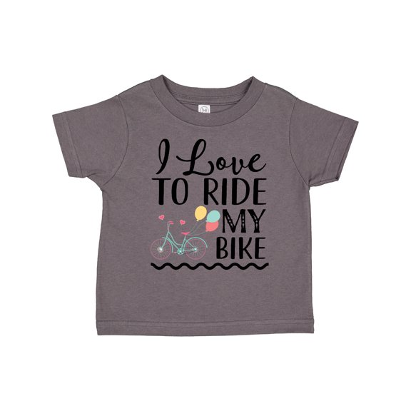 Inktastic Bicycle I Love to Ride My Bike Girls Toddler T-Shirt