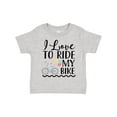 thumbnail image 1 of Inktastic Bicycle I Love to Ride My Bike Girls Toddler T-Shirt, 1 of 5