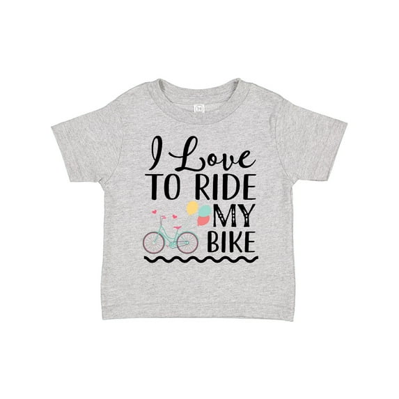 Inktastic Bicycle I Love to Ride My Bike Girls Toddler T-Shirt