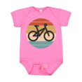 thumbnail image 1 of Inktastic Bicycle Vintage Cyclist Sunset Boys or Girls Baby Bodysuit, 1 of 5