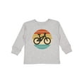 thumbnail image 1 of Inktastic Bicycle Vintage Cyclist Sunset Boys or Girls Long Sleeve Toddler T-Shirt, 1 of 5
