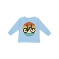 thumbnail image 1 of Inktastic Bicycle Vintage Cyclist Sunset Boys or Girls Long Sleeve Toddler T-Shirt, 1 of 5