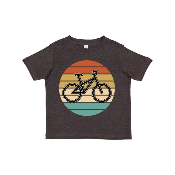 Inktastic Bicycle Vintage Cyclist Sunset Boys or Girls Toddler T-Shirt