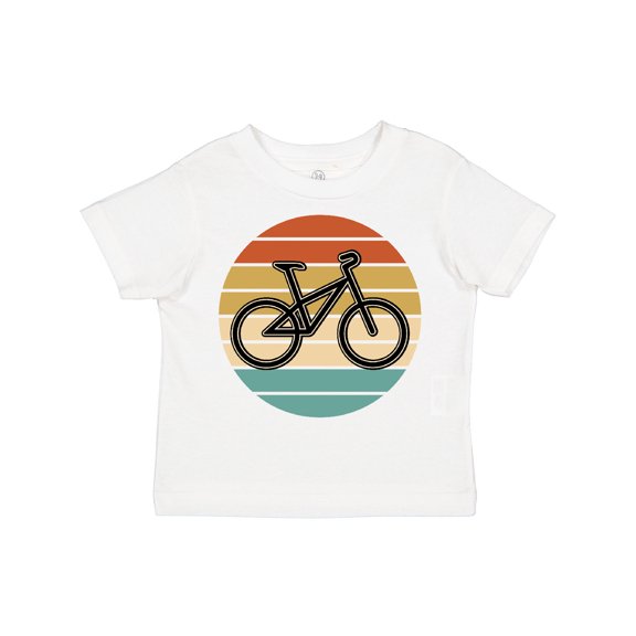 Inktastic Bicycle Vintage Cyclist Sunset Boys or Girls Toddler T-Shirt