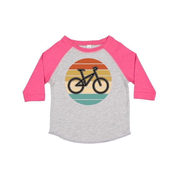 Inktastic Bicycle Vintage Cyclist Sunset Boys or Girls Toddler T-Shirt
