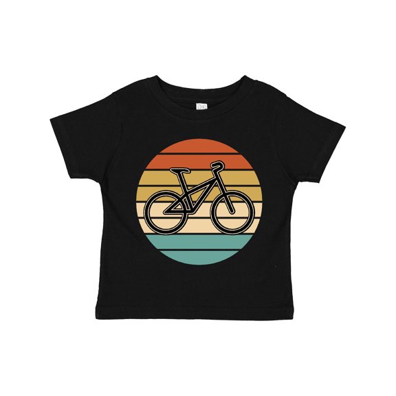 Inktastic Bicycle Vintage Cyclist Sunset Boys or Girls Toddler T-Shirt