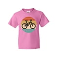 thumbnail image 1 of Inktastic Bicycle Vintage Cyclist Sunset Youth T-Shirt, 1 of 5