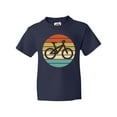 thumbnail image 1 of Inktastic Bicycle Vintage Cyclist Sunset Youth T-Shirt, 1 of 5