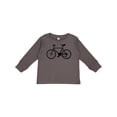 thumbnail image 1 of Inktastic Bicycle silhouette Boys or Girls Long Sleeve Toddler T-Shirt, 1 of 5