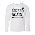 thumbnail image 1 of Inktastic Big Bro Again Announcement Boys Long Sleeve Youth T-Shirt, 1 of 5