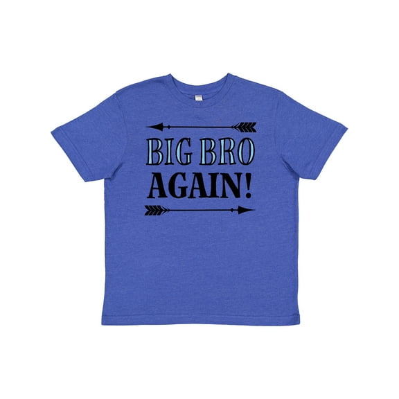 Inktastic Big Bro Again Announcement Boys Youth T-Shirt
