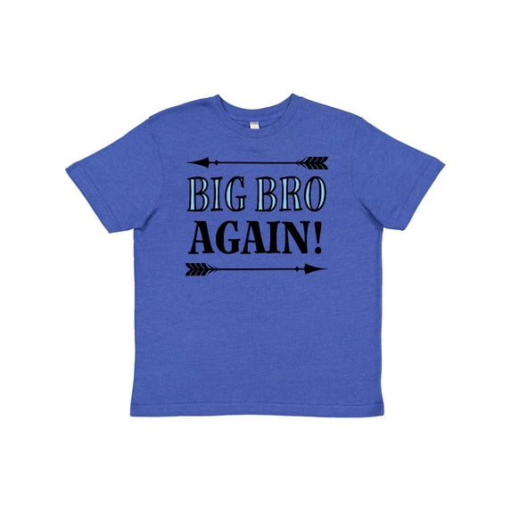Inktastic Big Bro Again Announcement Boys Youth T-Shirt
