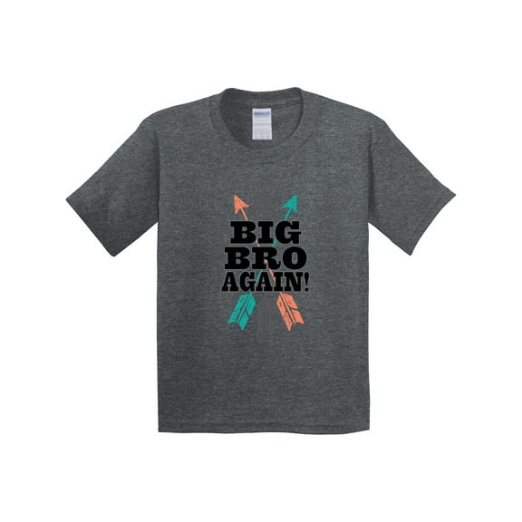 Inktastic Big Bro Again Tribal Arrow Brother Announcement Youth T-Shirt