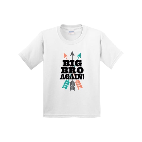 Inktastic Big Bro Again Tribal Arrow Brother Announcement Youth T-Shirt