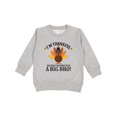 thumbnail image 1 of Inktastic Big Bro Announcement Thanksgiving Brother Toddler Sweatshirt, 1 of 4