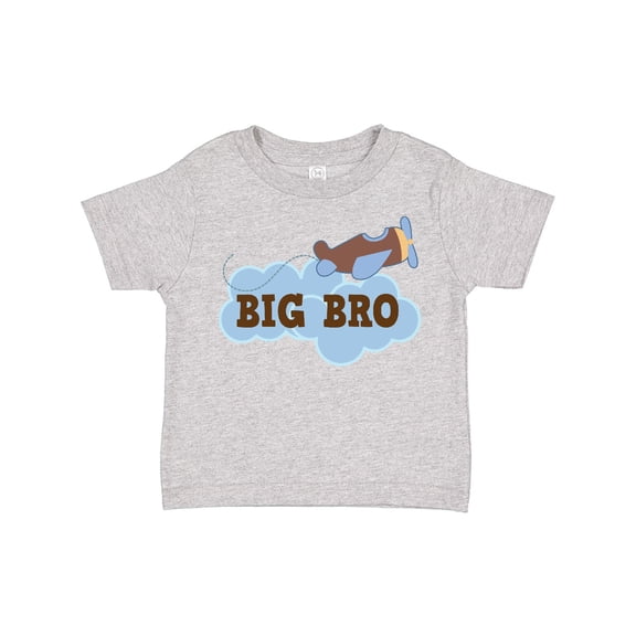 Inktastic Big Bro Boys Airplane Brother Announcement Boys Toddler T-Shirt