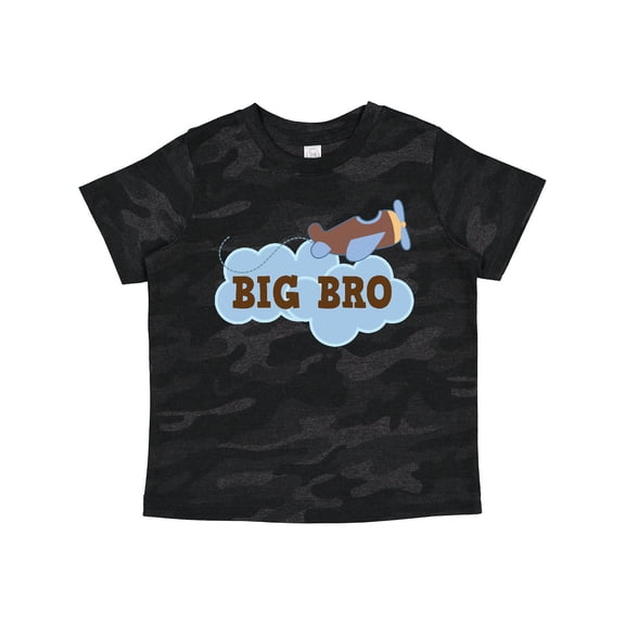 Inktastic Big Bro Boys Airplane Brother Announcement Boys Toddler T-Shirt