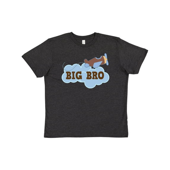 Inktastic Big Bro Boys Airplane Brother Announcement Youth T-Shirt