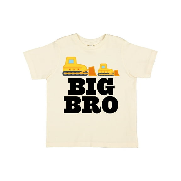 Inktastic Big Bro Boys Brother Bulldozer Boys or Girls Toddler T-Shirt