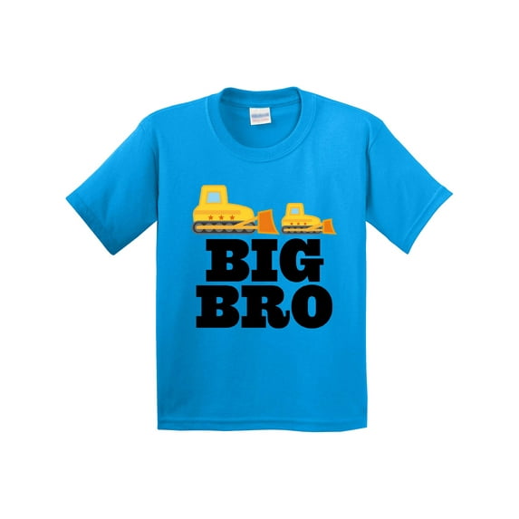 Inktastic Big Bro Boys Brother Bulldozer Youth T-Shirt