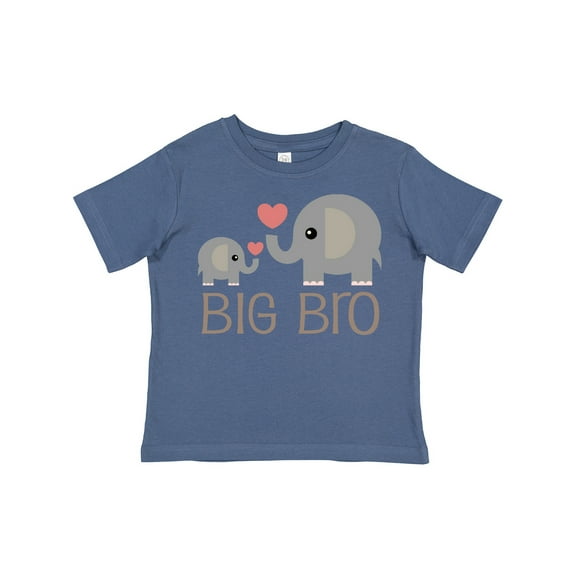 Inktastic Big Bro Boys Elephant Brother Announcement Boys Toddler T-Shirt