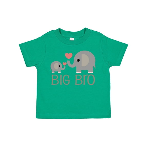 Inktastic Big Bro Boys Elephant Brother Announcement Boys Toddler T-Shirt