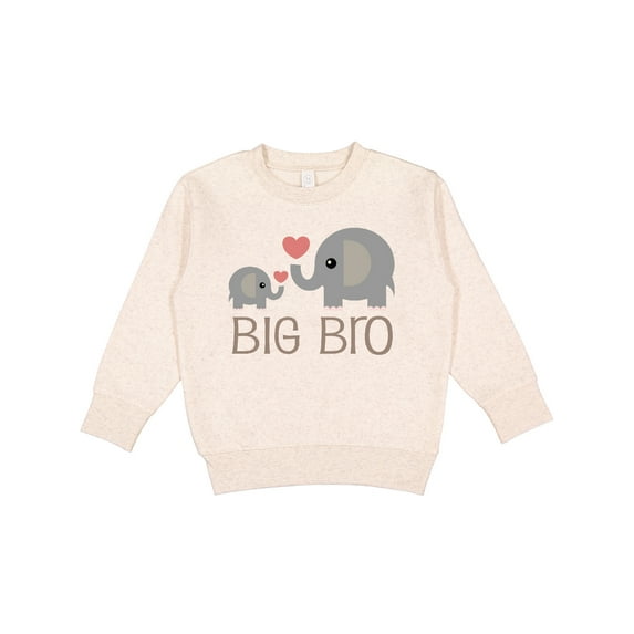 Inktastic Big Bro Boys Elephant Brother Announcement Toddler Sweatshirt