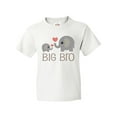 thumbnail image 1 of Inktastic Big Bro Boys Elephant Brother Announcement Youth T-Shirt, 1 of 5