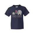 thumbnail image 1 of Inktastic Big Bro Boys Elephant Brother Announcement Youth T-Shirt, 1 of 5