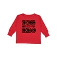 thumbnail image 1 of Inktastic Big Bro Buffalo Plaid Brother Boys Long Sleeve Toddler T-Shirt, 1 of 5