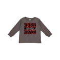 thumbnail image 1 of Inktastic Big Bro Buffalo Plaid Brother Boys Long Sleeve Toddler T-Shirt, 1 of 5