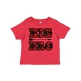thumbnail image 1 of Inktastic Big Bro Buffalo Plaid Brother Boys Toddler T-Shirt, 1 of 5