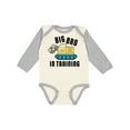 thumbnail image 1 of Inktastic Big Bro in Training with Bulldozer Boys Long Sleeve Baby Bodysuit, 1 of 5