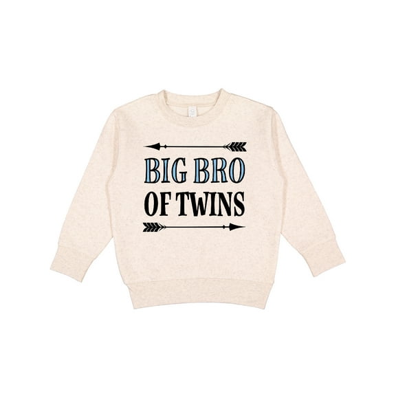 Inktastic Big Bro of Twins Brother Toddler Sweatshirt