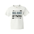 thumbnail image 1 of Inktastic Big Bro of Twins Brother Youth T-Shirt, 1 of 5