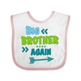 thumbnail image 1 of Inktastic Big Brother Again with Arrow Boys or Girls Baby Bib, 1 of 4
