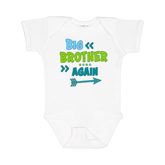 Inktastic Big Brother Again with Arrow Boys or Girls Baby Bodysuit