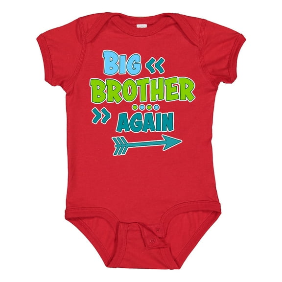 Inktastic Big Brother Again with Arrow Boys or Girls Baby Bodysuit