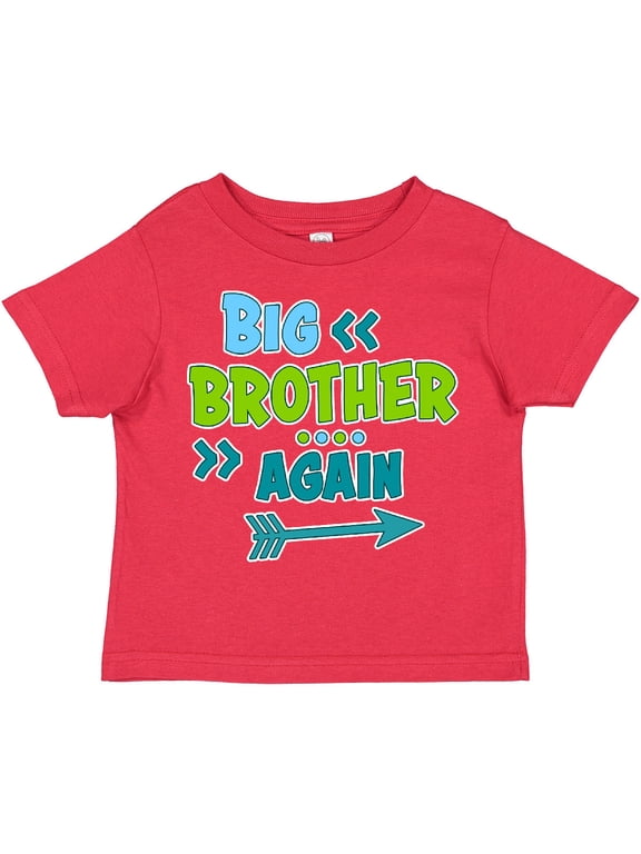Big Brother Again with Arrow Boys or Girls Toddler T-Shirt