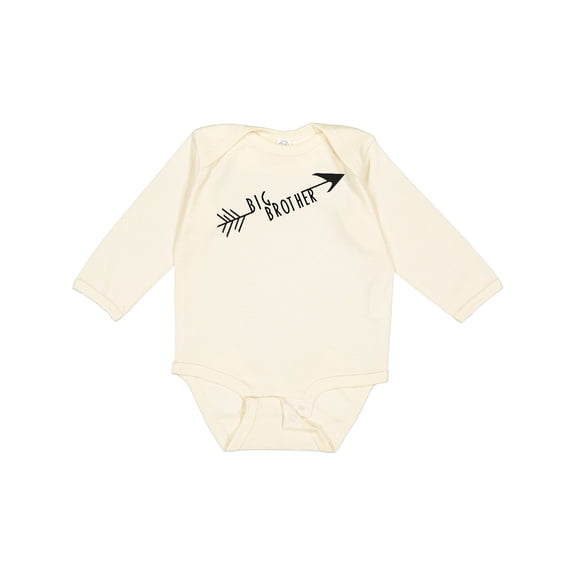 Inktastic Big Brother Arrow Boys Long Sleeve Baby Bodysuit