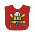 thumbnail image 1 of Inktastic Big Brother Baseball Boys Baby Bib, 1 of 4