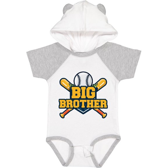 Inktastic Big Brother Baseball Boys Baby Bodysuit