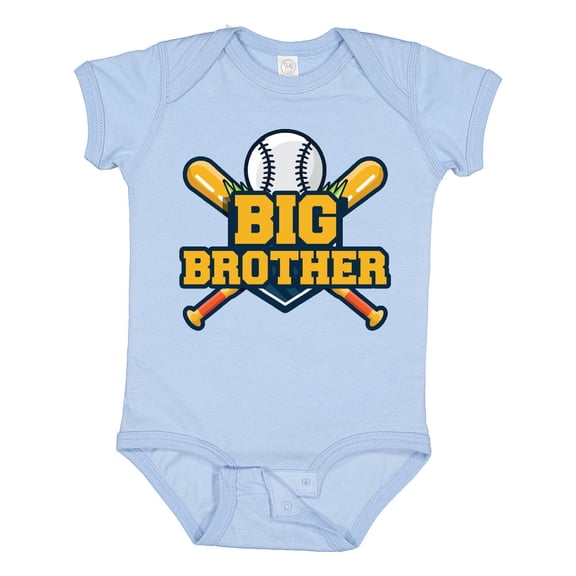 Inktastic Big Brother Baseball Boys Baby Bodysuit