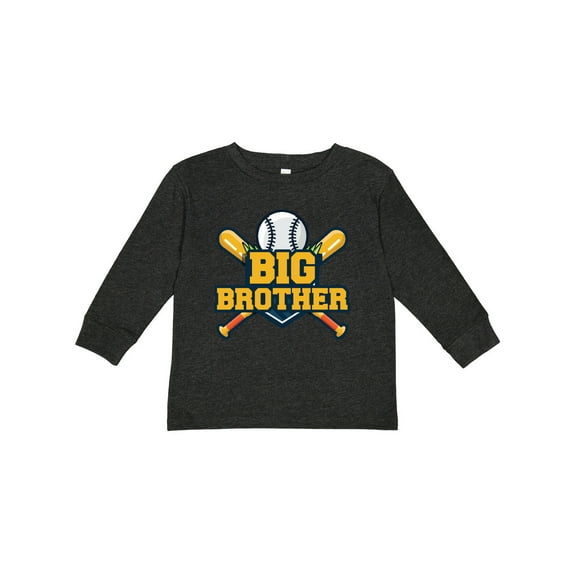 Inktastic Big Brother Baseball Boys Long Sleeve Toddler T-Shirt