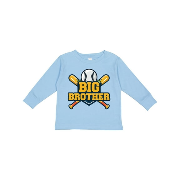Inktastic Big Brother Baseball Boys Long Sleeve Toddler T-Shirt