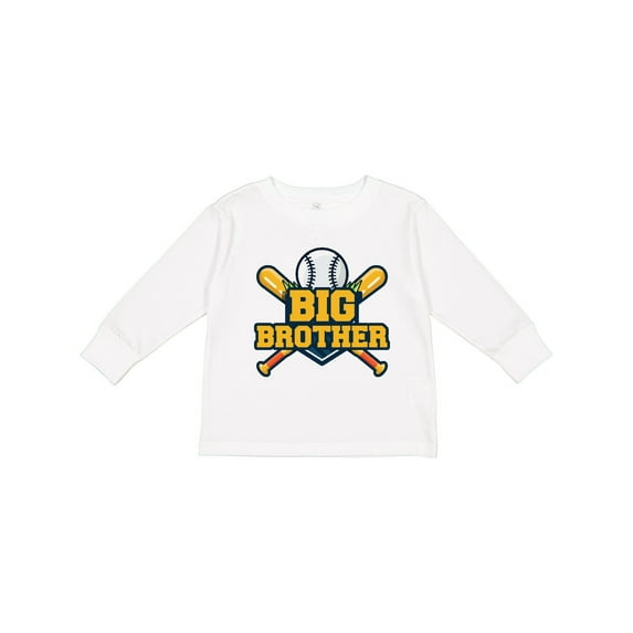 Inktastic Big Brother Baseball Boys Long Sleeve Toddler T-Shirt